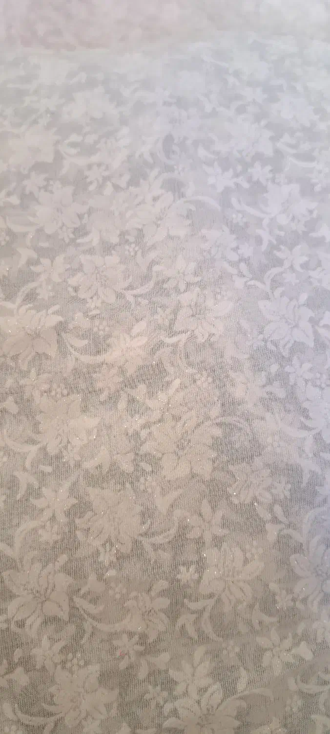پارچه سفید گل مخمل|لباس|اسلامآباد غرب, |دیوار
