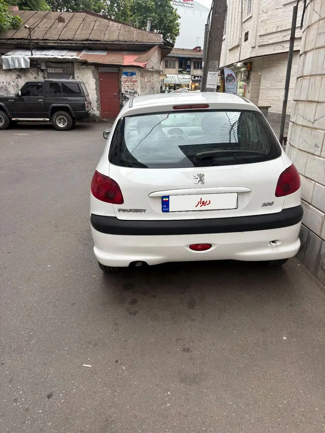 ۲۰۶ تیپ ۲|خودرو سواری و وانت|رشت, بوسار|دیوار
