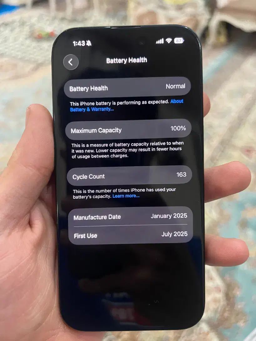 ایفون 16نرمال بدون ریجستر|موبایل|بوشهر, |دیوار