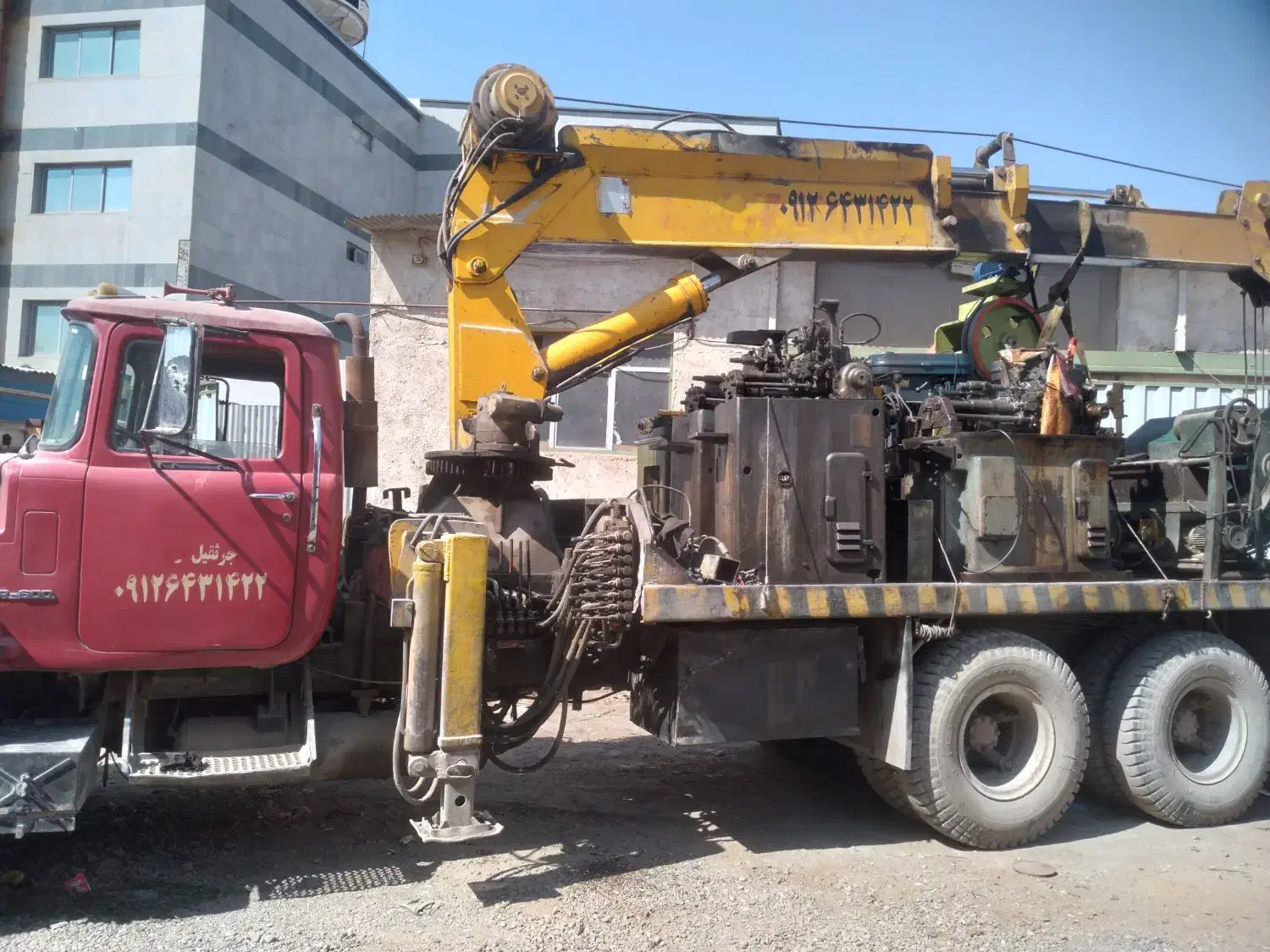 خدمات جرثقیل ۱۰ تن کفی دار|خدمات حمل و نقل|چهاردانگه (تهران), |دیوار