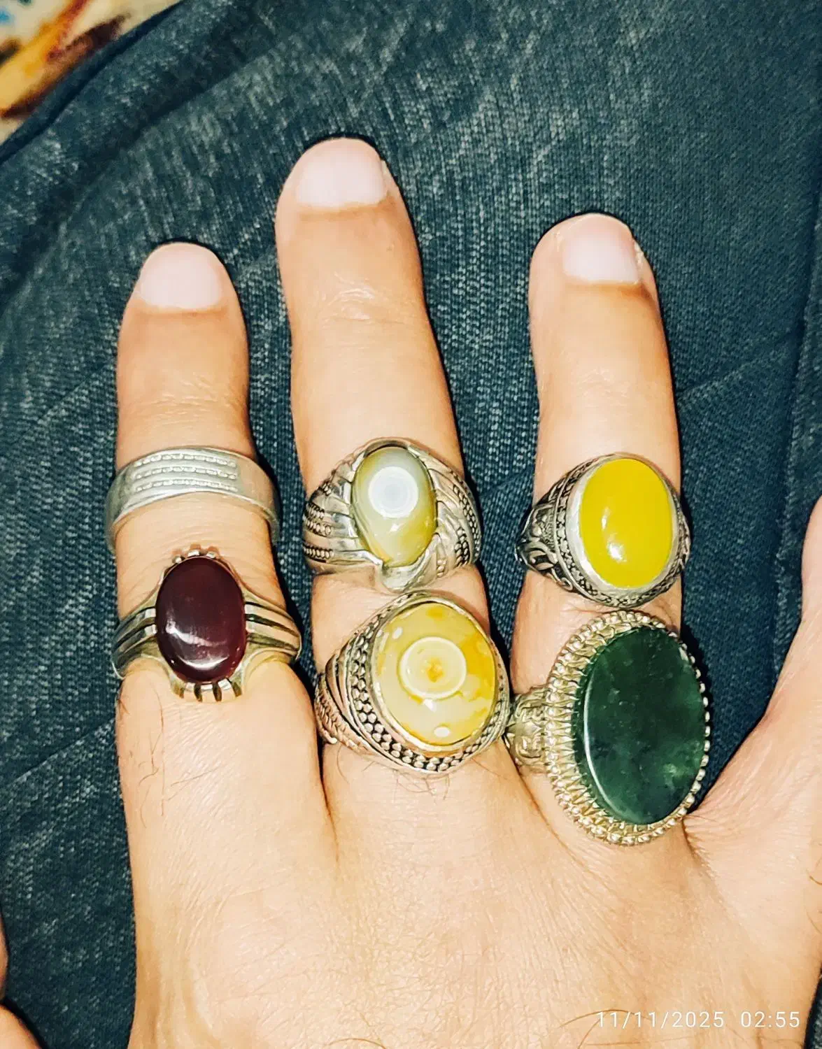 انگشترای نقره|کلکسیون و سرگرمی|رامهرمز, |دیوار