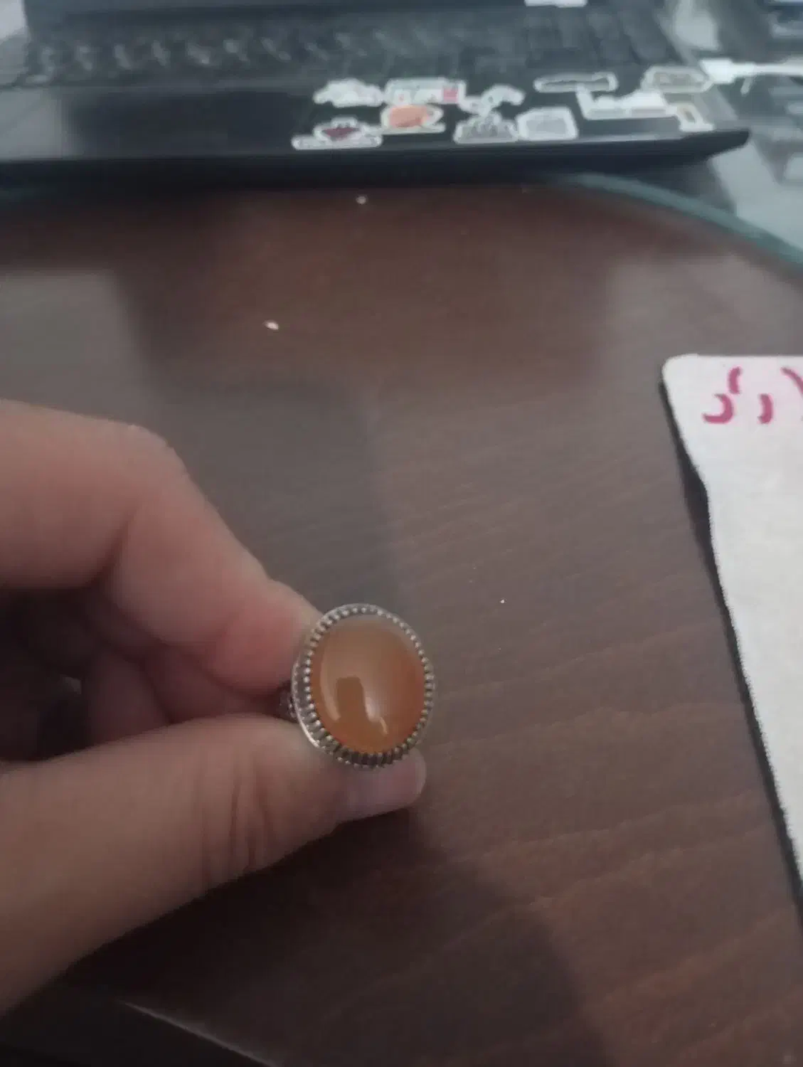 انگشتر عقیق یمن سبز|جواهرات|تربت‌حیدریه, کلاته توکلی|دیوار