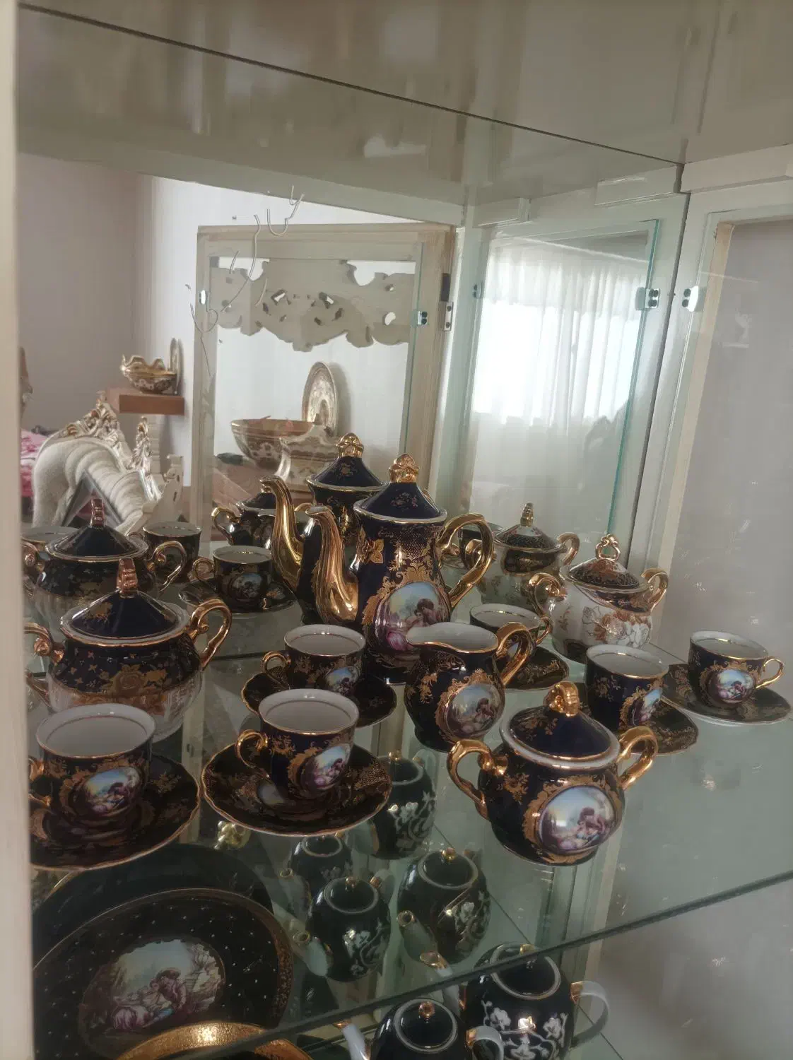 چینی سرمه ای|صنایع دستی و سایر لوازم تزئینی|خمینی‌شهر, |دیوار