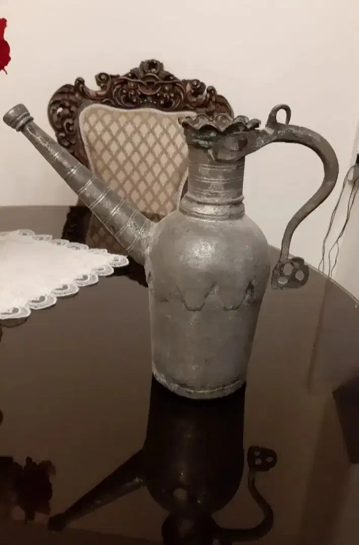 بدلیجات سفالی. آفتابه تاس|بدلیجات|مراغه, |دیوار