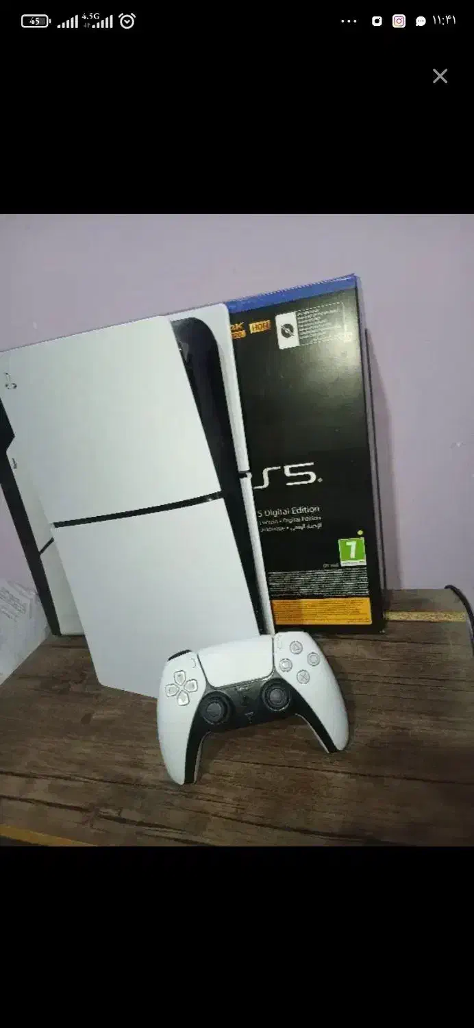ps5 اسلیم دیجیتال با گارانتی|کنسول، بازی ویدئویی و آنلاین|کرمان, |دیوار