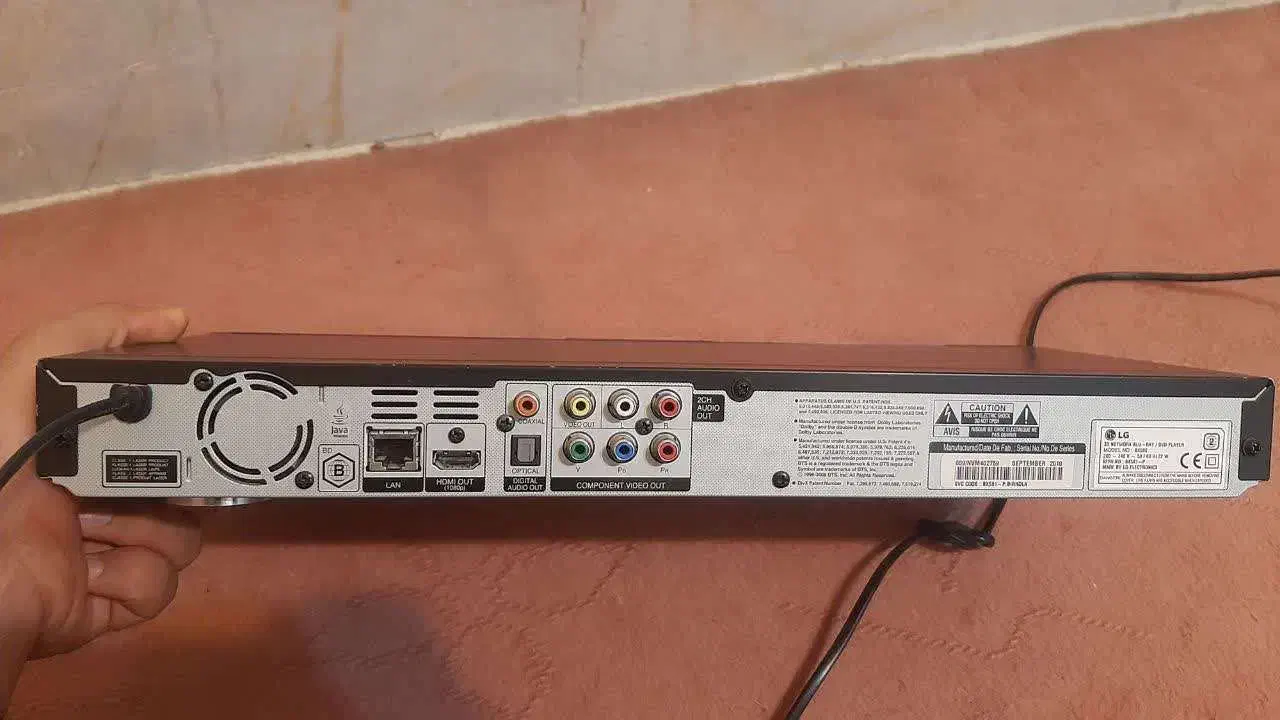 پلیر 3D ال جی BX580 کاملا سالم و نو|پخشکننده DVD و ویدیو|مبارکه, |دیوار