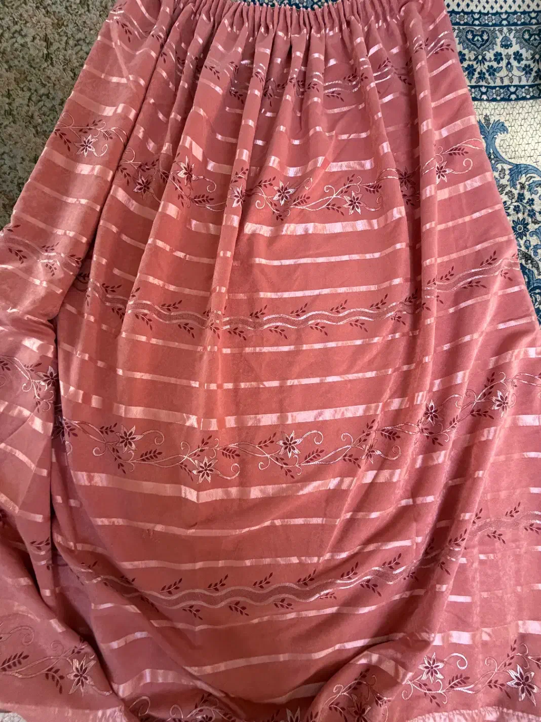 پرده اتاق خواب خوش رنگ برای دو تا پنجره|پرده، رانر، رومیزی|بندر ترکمن, |دیوار