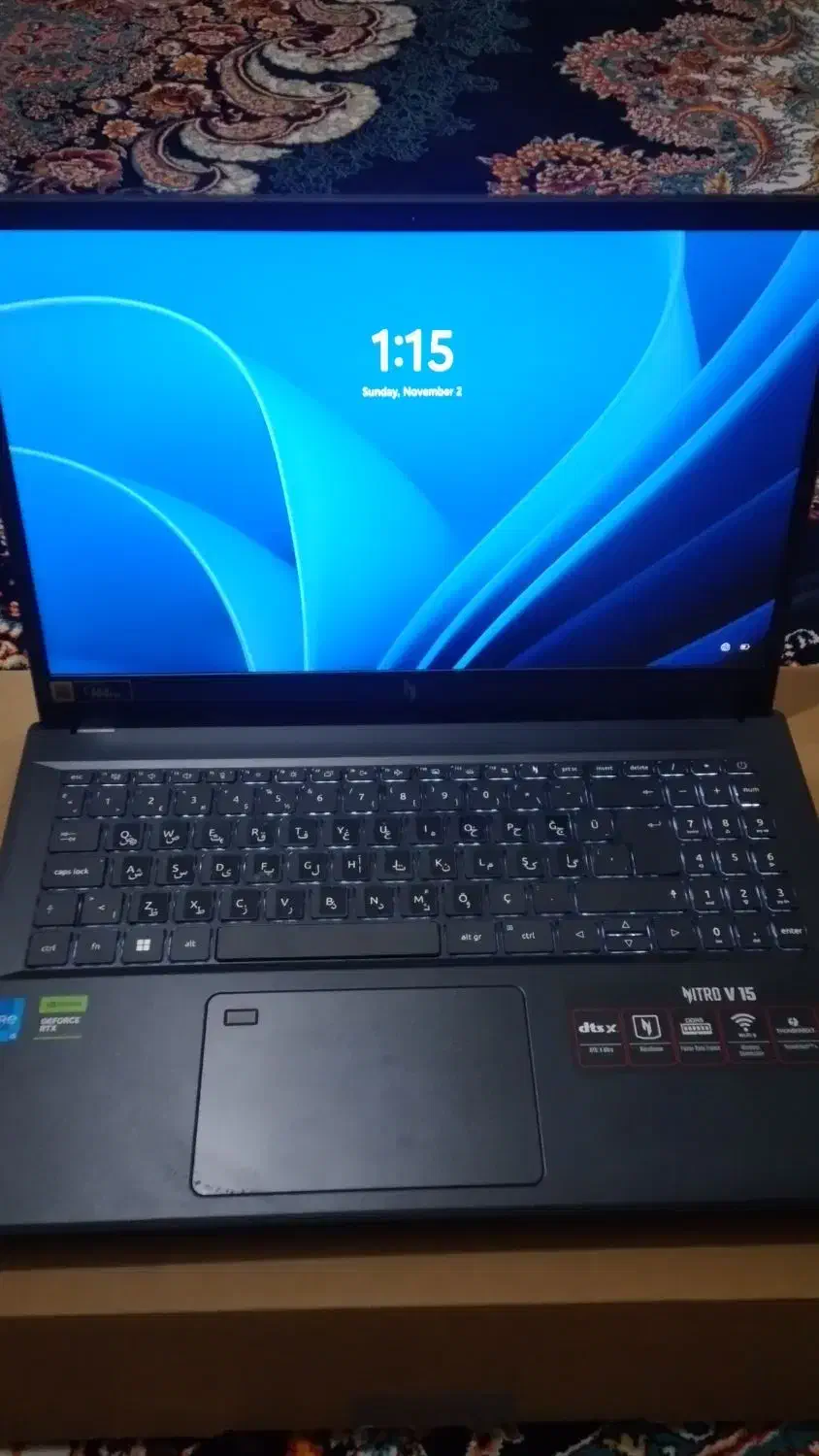 لپتاپ ایسر نیترو وی ۱۵|رایانه همراه|گلستان (تهران), |دیوار