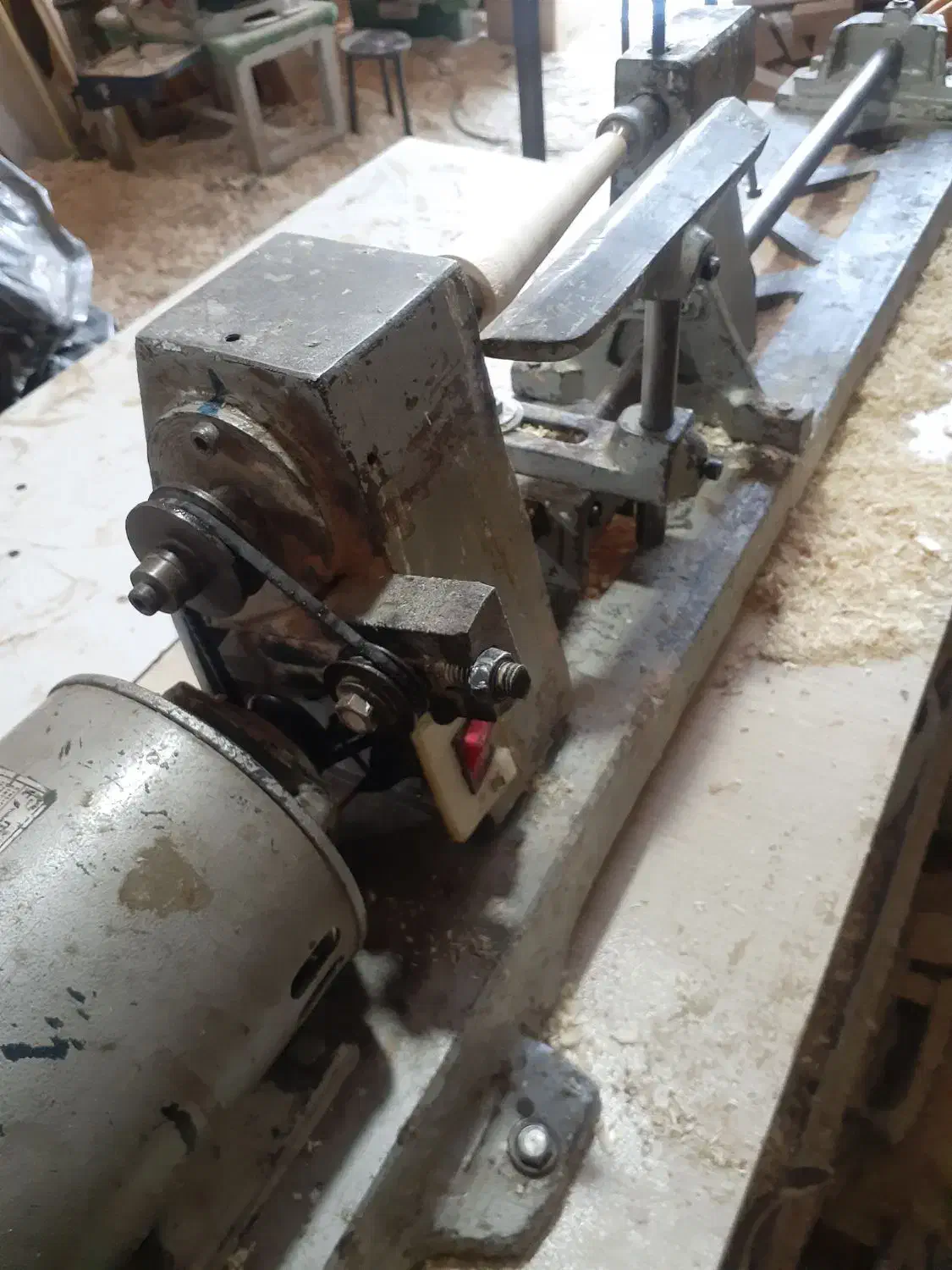 فروش دستگاه خراطی تمام چدنی ایتالیایی سالم و دقیق|ماشینآلات صنعتی|قزوین, |دیوار