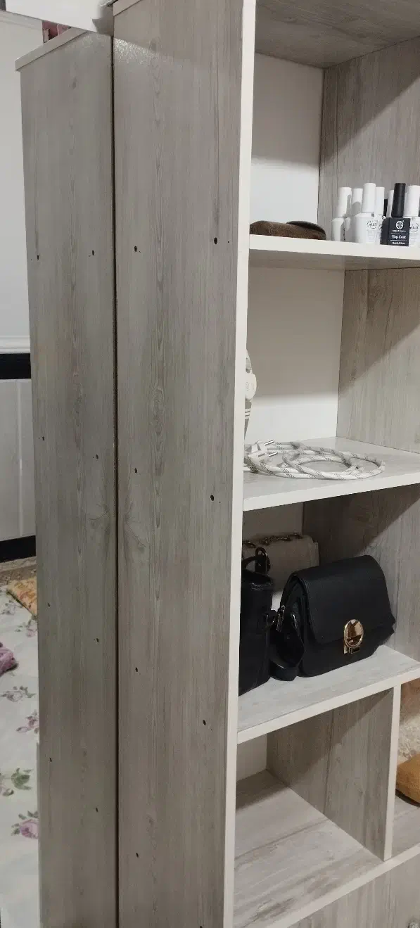 کتابخانه سالم چوب گردو محکم|کتابخانه، شلف، قفسههای دیواری|خاش, |دیوار