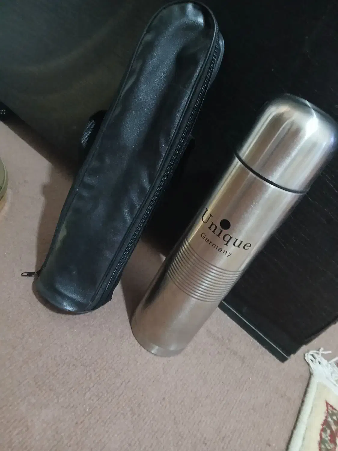 فلاسک ۱ لیتری یونیک آلمان به همراه کیف|قوری، کتری، قهوه‌ساز دستی|ارومیه, |دیوار