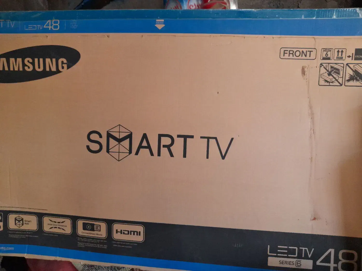 کارتن تلویزیون سامسونگ|تلویزیون و پروژکتور|مشهد, خواجه ربیع|دیوار