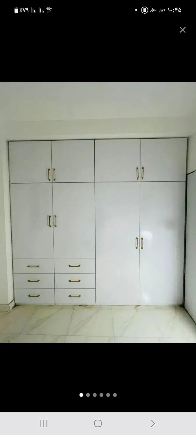 کمد دیواری تمام ام دی اف و های گلاسمجید|جاکفشی، کمد، دراور|سورنا, |دیوار