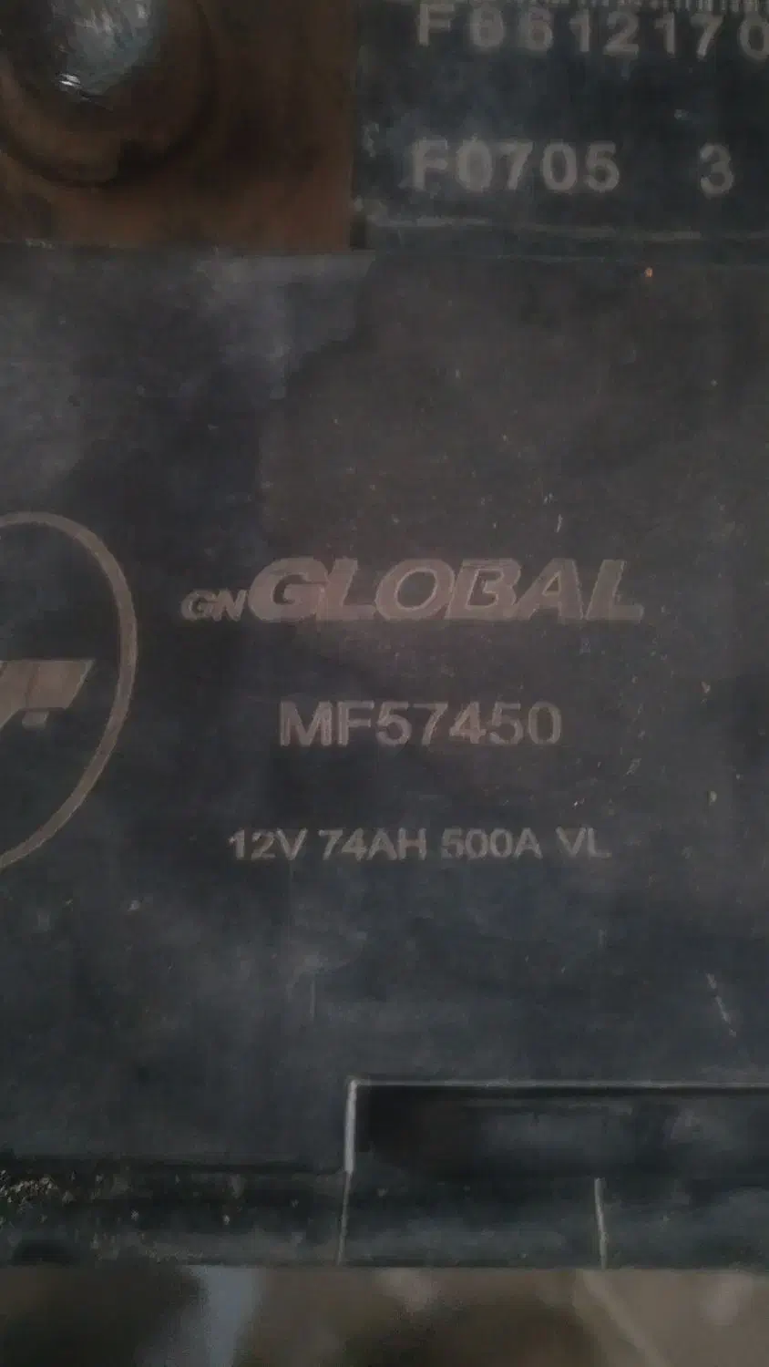 باطری ماشین ۷۴ آمپر|قطعات یدکی و لوازم جانبی|مشهد, زیرکن|دیوار