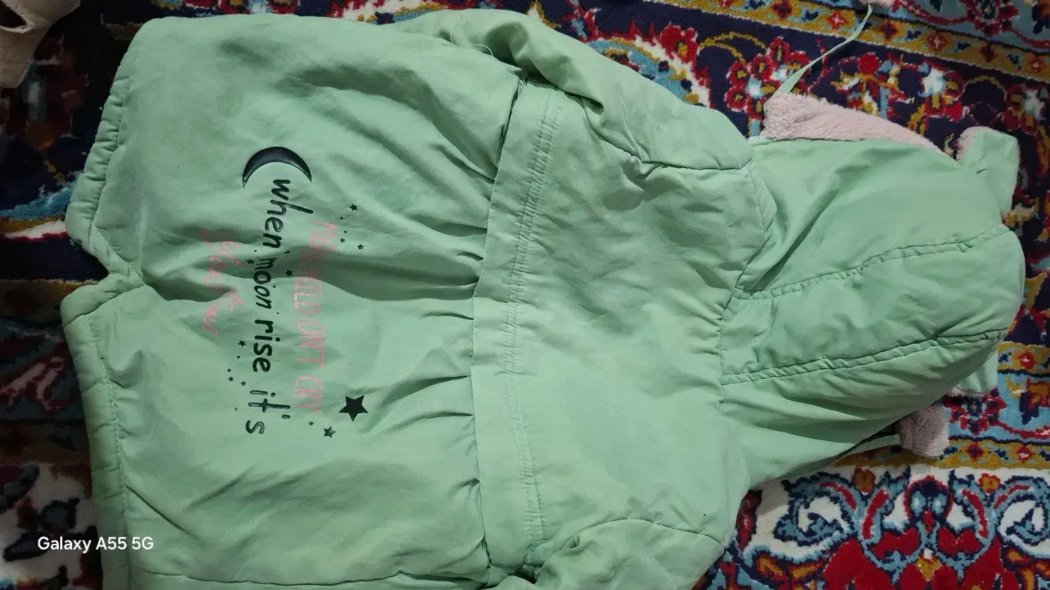 کاپشن دخترانه تا۳سال اینااندازه س|کفش و لباس بچه|ملایر, |دیوار