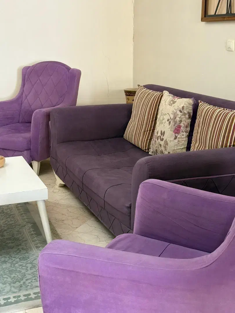 مبلمان نیم ست 5 نفره پارچه ترک|مبلمان خانگی و میز عسلی|تهران, شهرک امید|دیوار