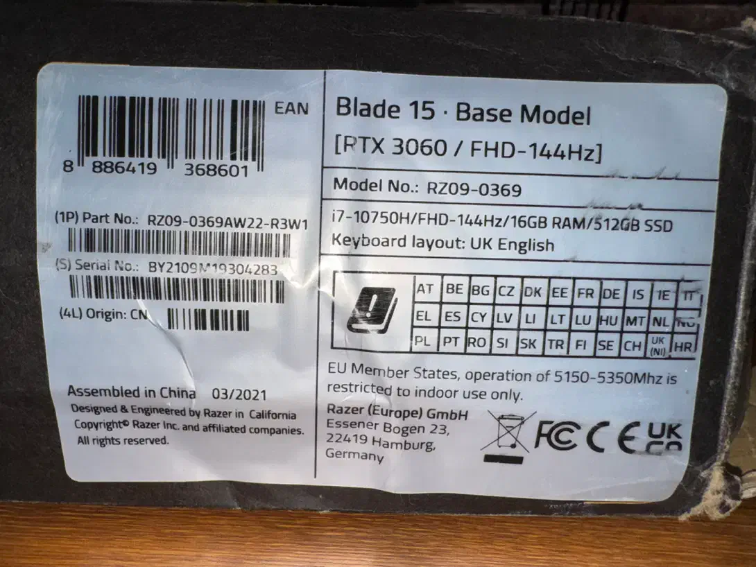 Razer blade 15|رایانه همراه|تبریز, |دیوار