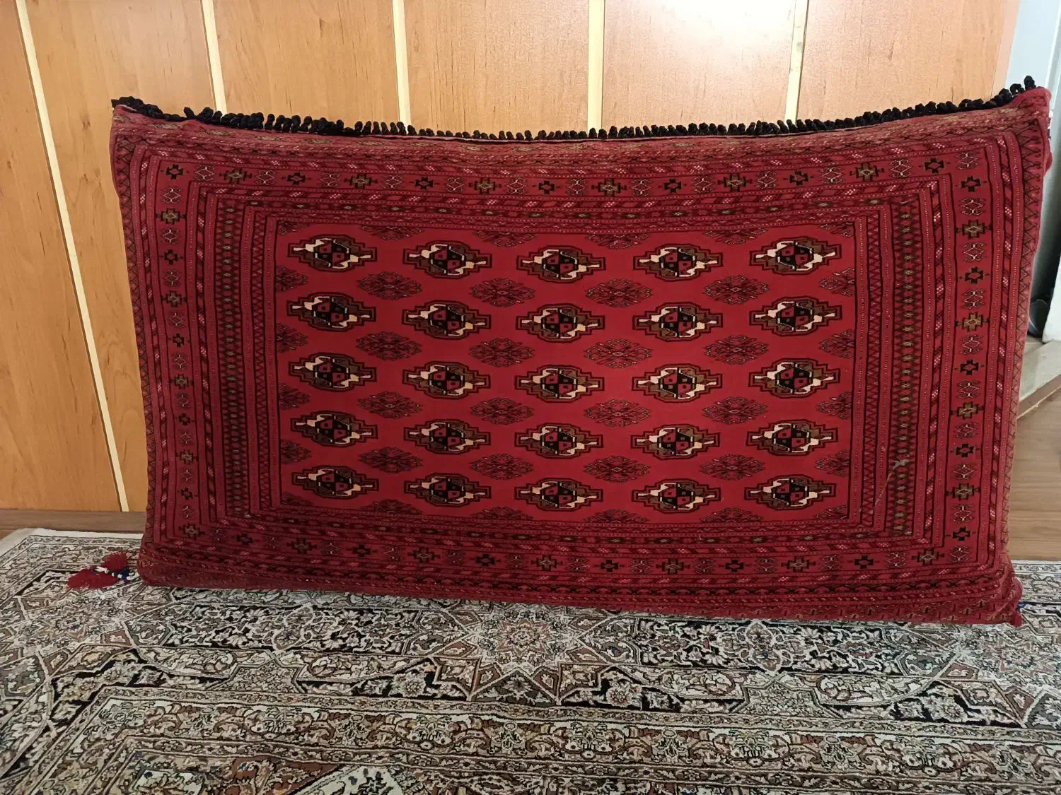 پشتی  جذاب و بزرگ دست باف|پشتی|مشهد, کوه سنگی|دیوار