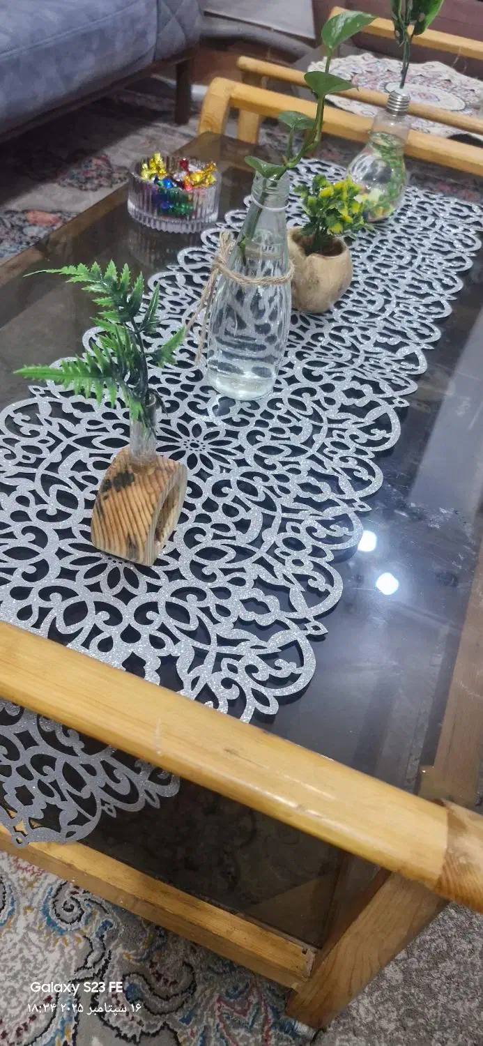 میز وسط یا جلو مبلی چوب راش|مبلمان خانگی و میز عسلی|بندر امام خمینی, |دیوار