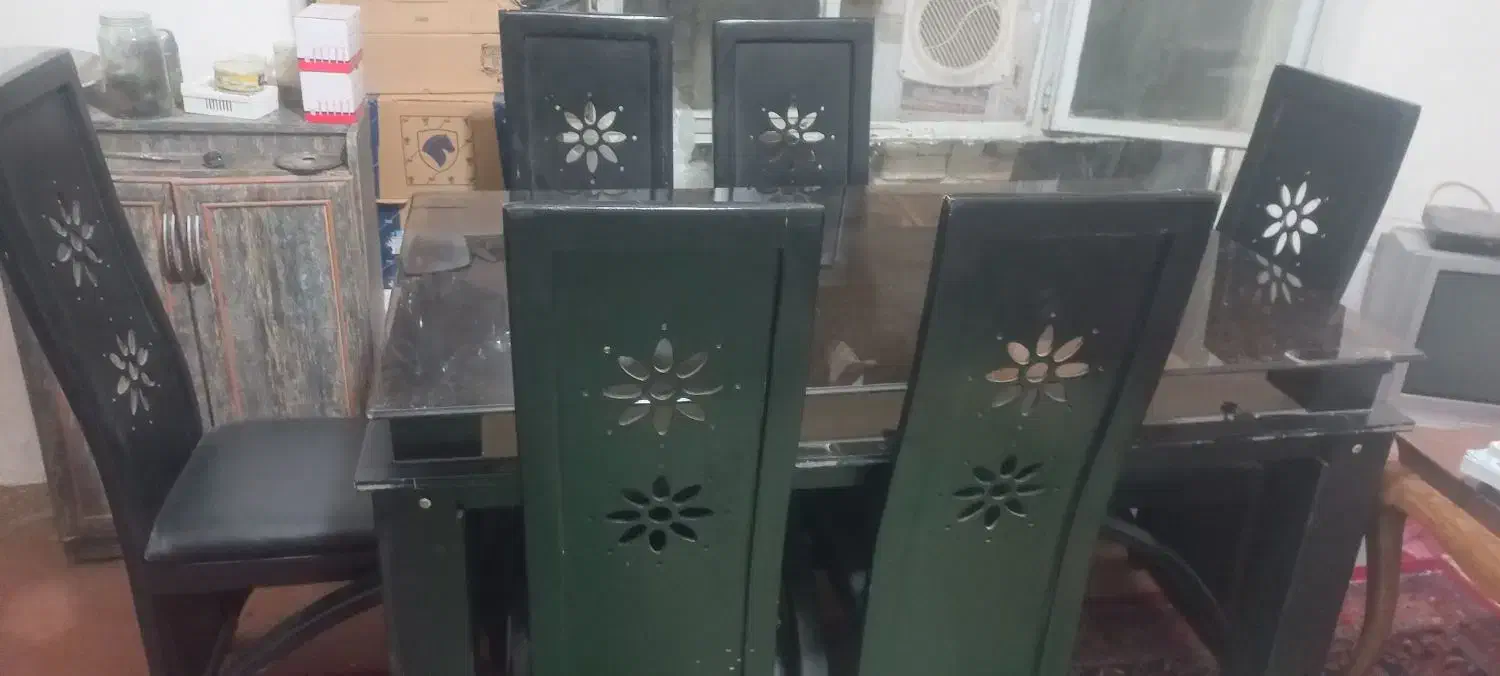 نهار خوری ۶ نفره سالم|میز و صندلی غذاخوری|شاهرود, |دیوار