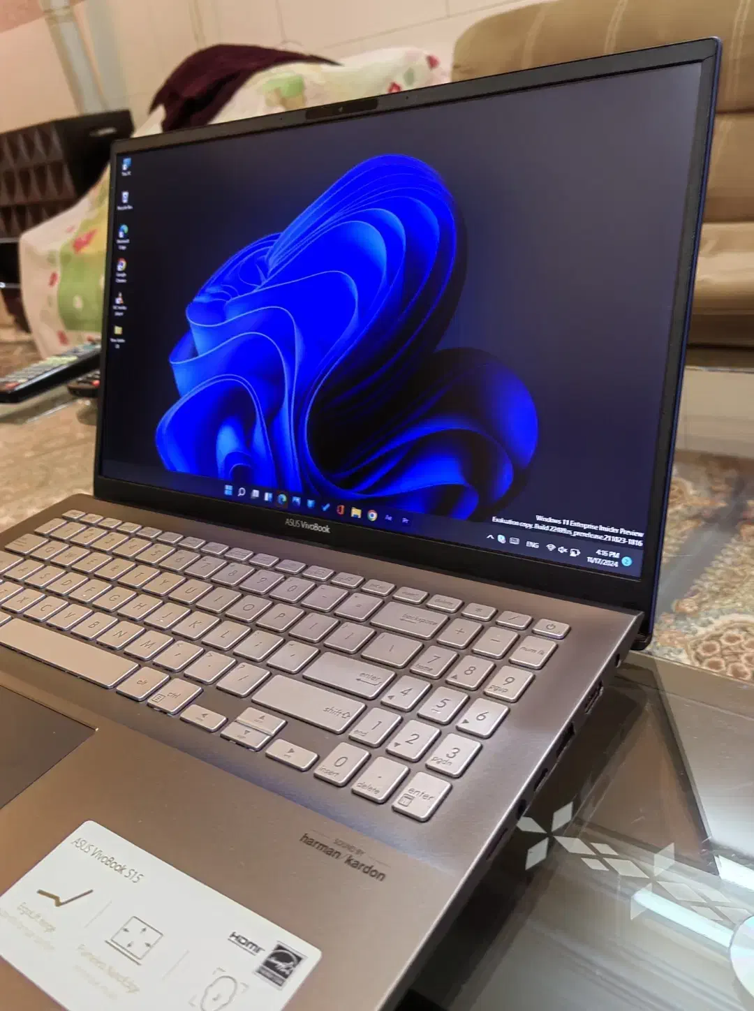 لپتاپ ASUS VivoBook S15 بسیار تمیز|رایانه همراه|تهران, جی|دیوار