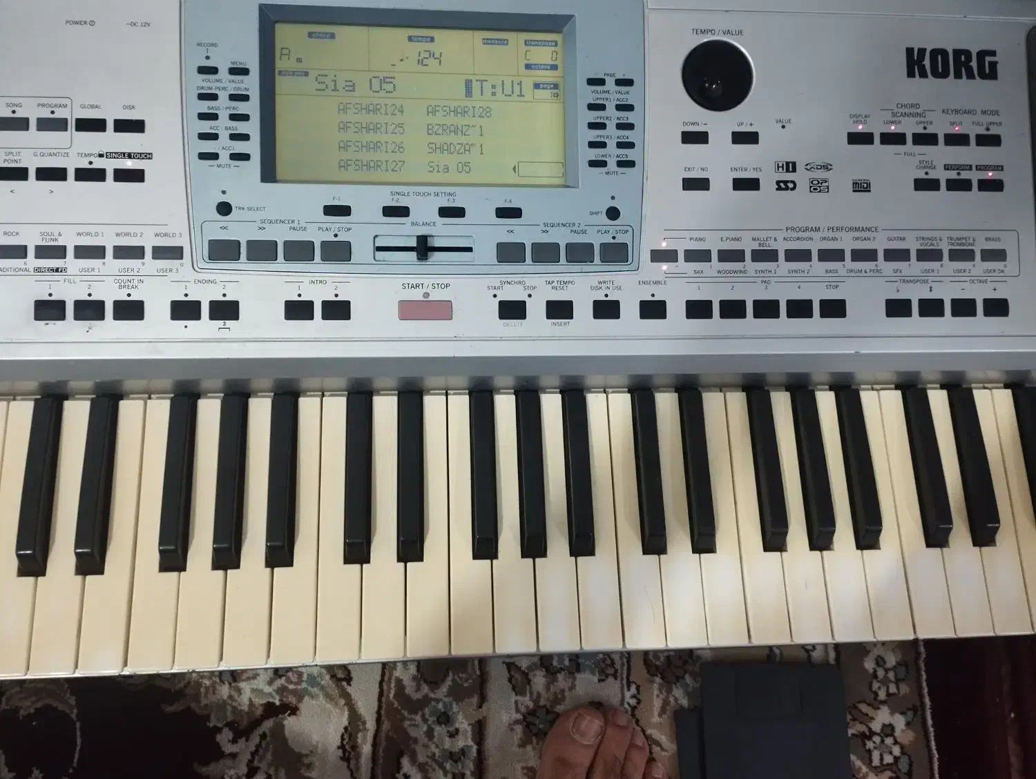 ارگ pa50تبدیل به80|پیانو، کیبورد، آکاردئون|زابل, |دیوار