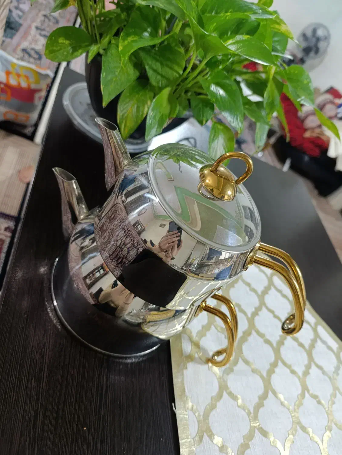 کتری قوری استیل یونیک|قوری، کتری، قهوه‌ساز دستی|هشتگرد, هشتگرد قدیم|دیوار