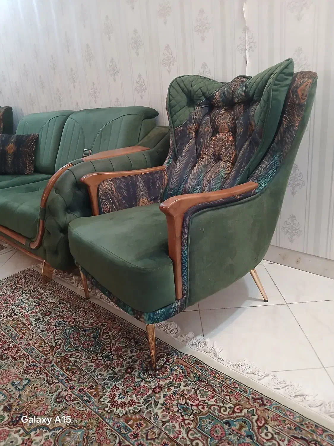 مبل راحتی پایه استیل|مبلمان خانگی و میز عسلی|کرمان, |دیوار