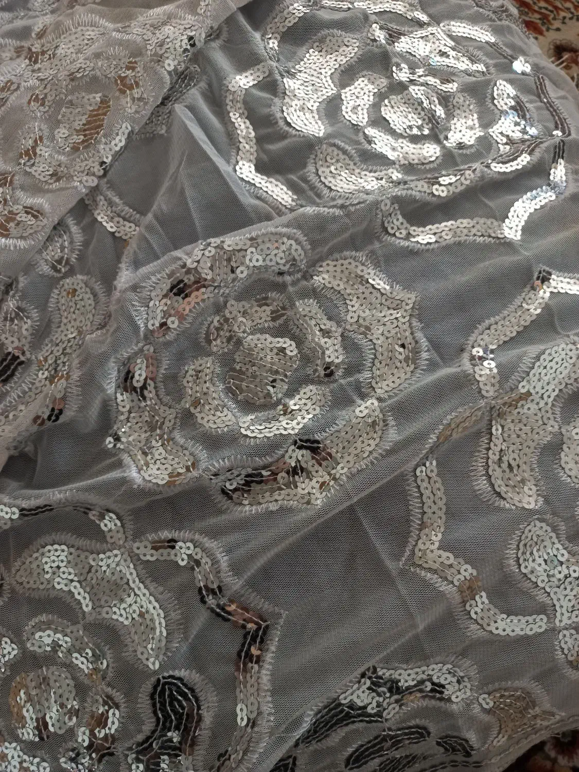 شال  کارشده مجلسی|لباس|بروجرد, |دیوار