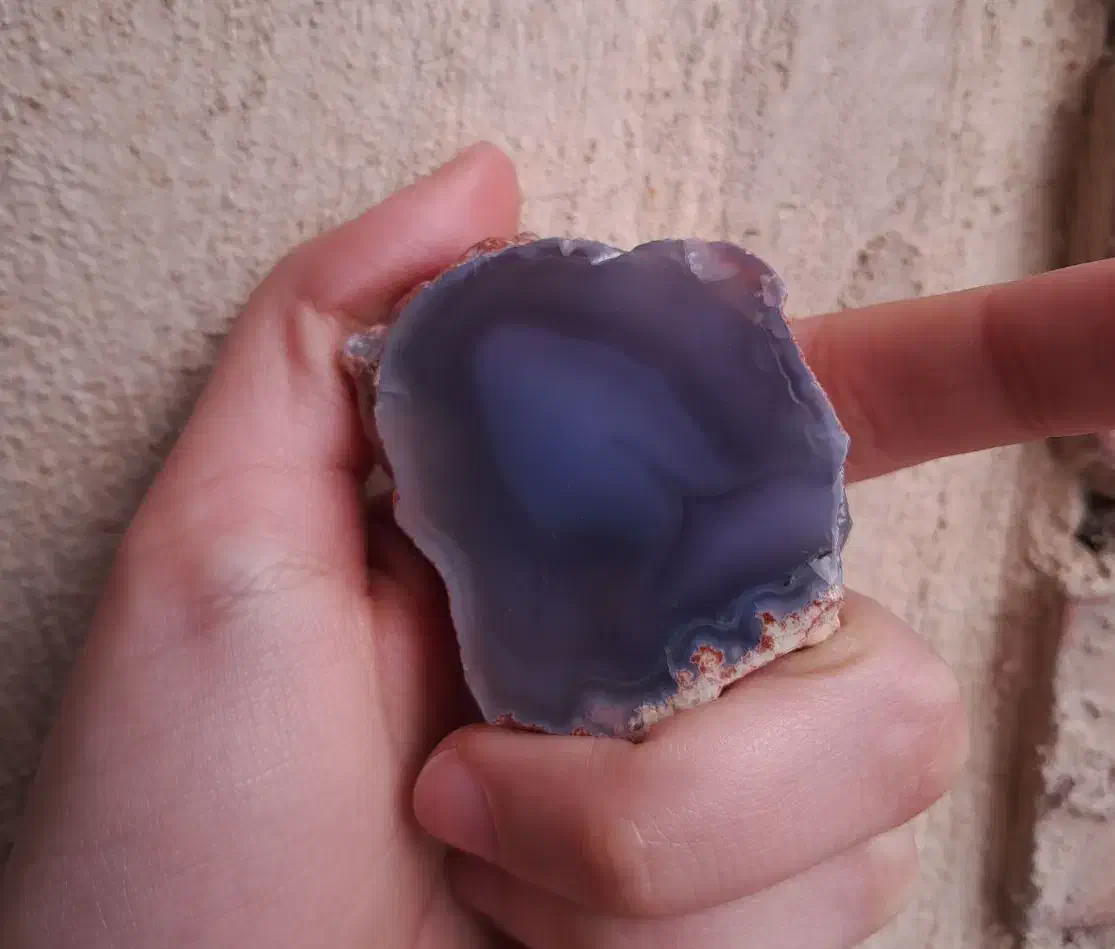 سنگ عقیق سلیمانی آبی|کلکسیون و سرگرمی|شوشتر, |دیوار