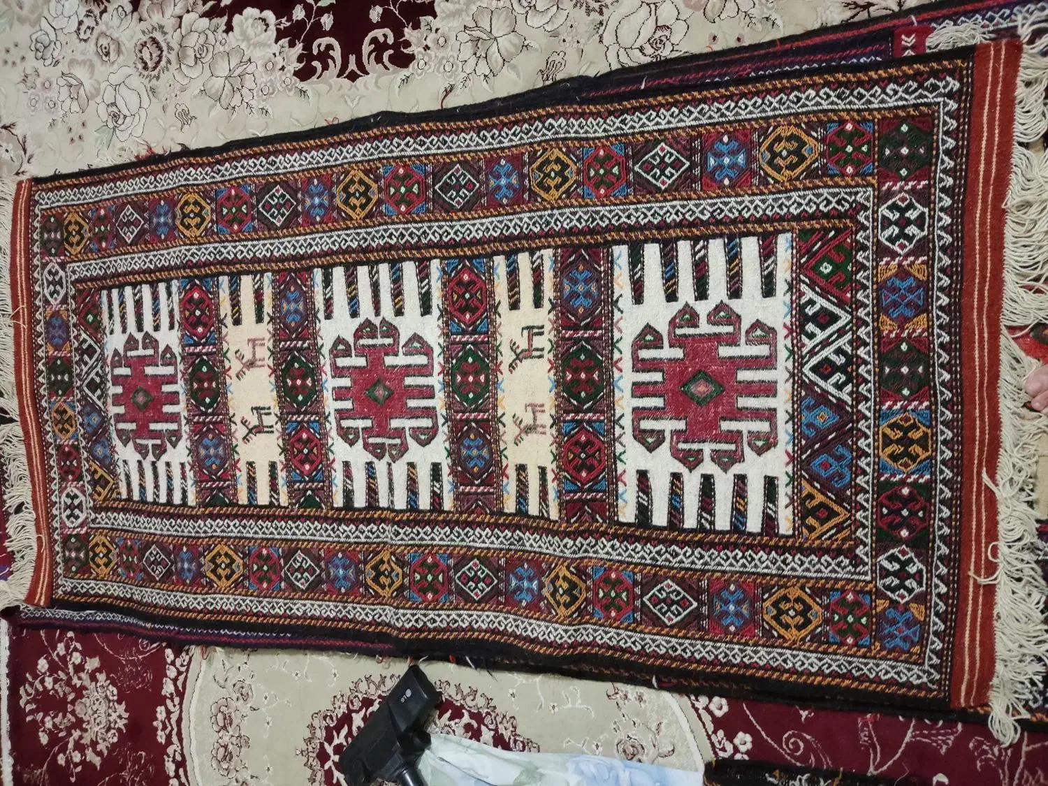 گلیم کردی|گلیم، جاجیم، گبه|شیراز, اصلاح‌نژاد|دیوار