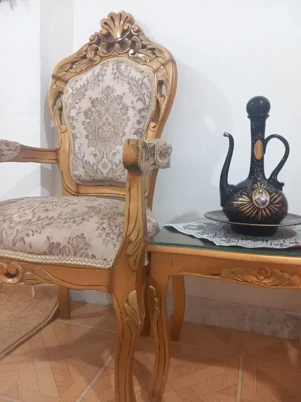 مبلمان سلطنتی ، با جنس چوب گردو|مبلمان خانگی و میز عسلی|سیاهکل, |دیوار