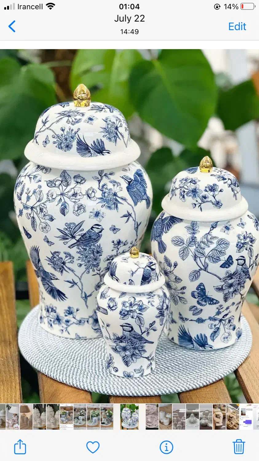 ست جینجرجار|صنایع دستی و سایر لوازم تزئینی|تبریز, |دیوار