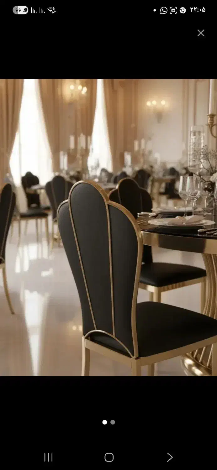 صندلی تالار تخفیف یلدایی|میز و صندلی غذاخوری|رباط‌کریم, رباط‌کریم|دیوار