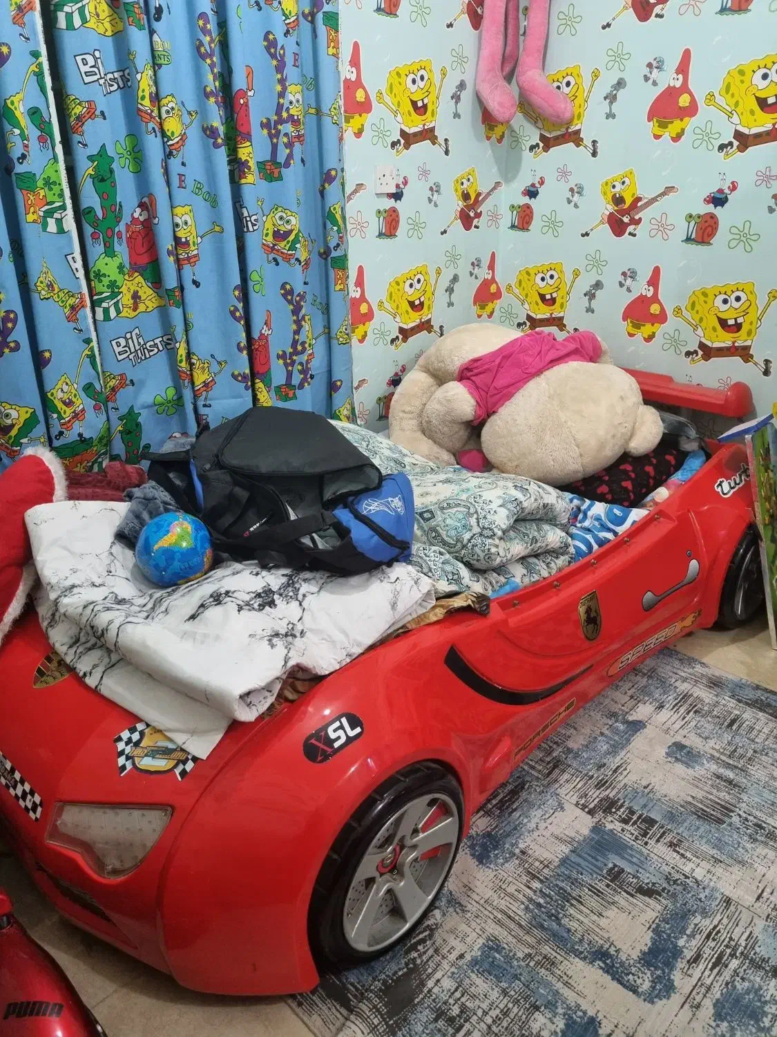 تخت خواب ماشینی|تخت و صندلی بچه|اهواز, کوی عابدی|دیوار