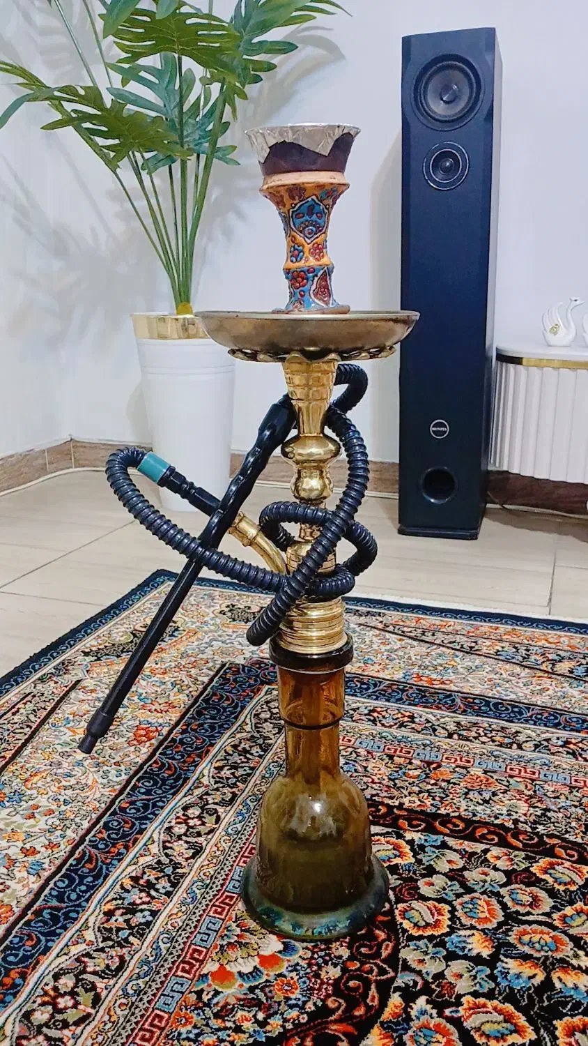 قلیان برنجی|کلکسیون و سرگرمی|بهارستان, |دیوار