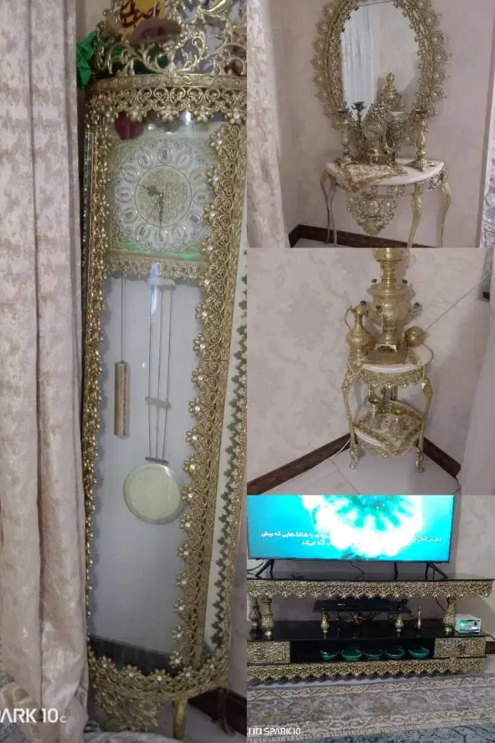 ست برنج|بوفه، ویترین، کنسول|پرند, فاز ۴|دیوار