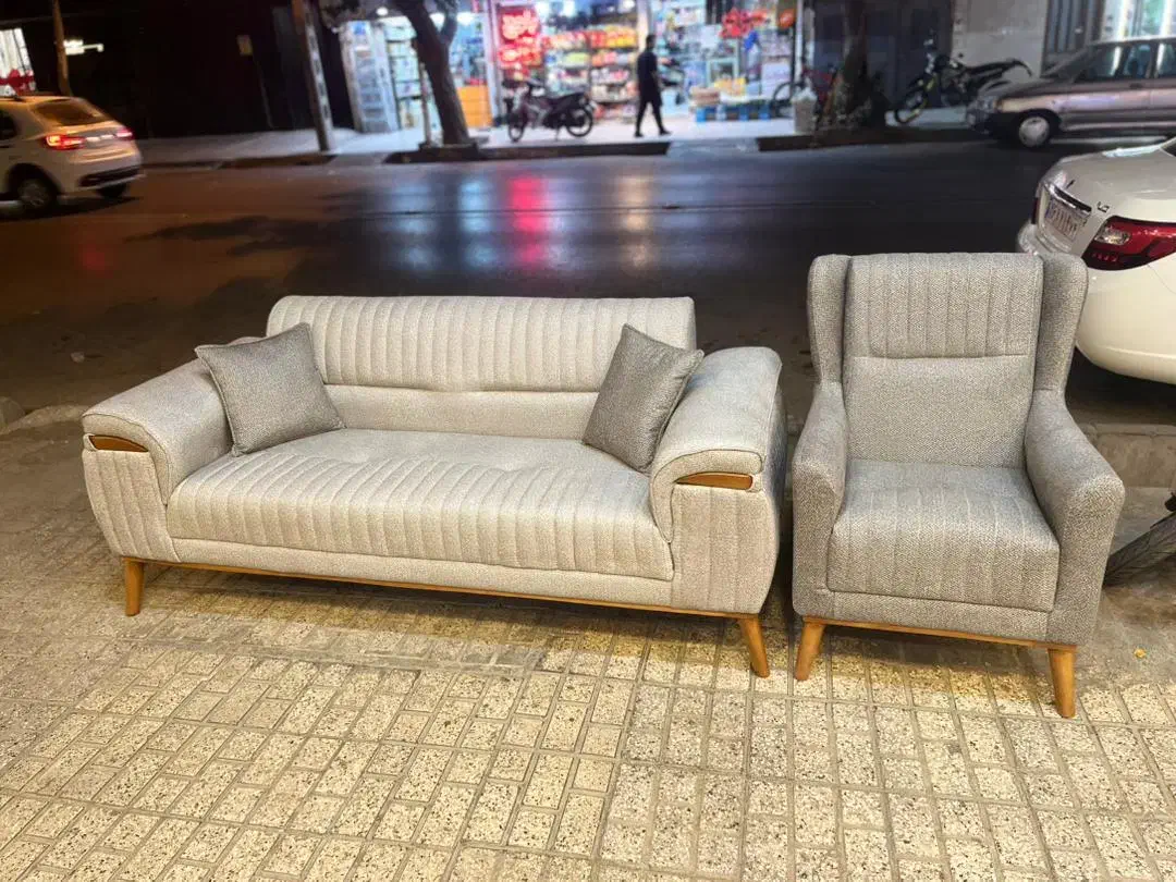 مبلمان قایقی8 نفره|مبلمان خانگی و میز عسلی|مشهد, مقدم|دیوار