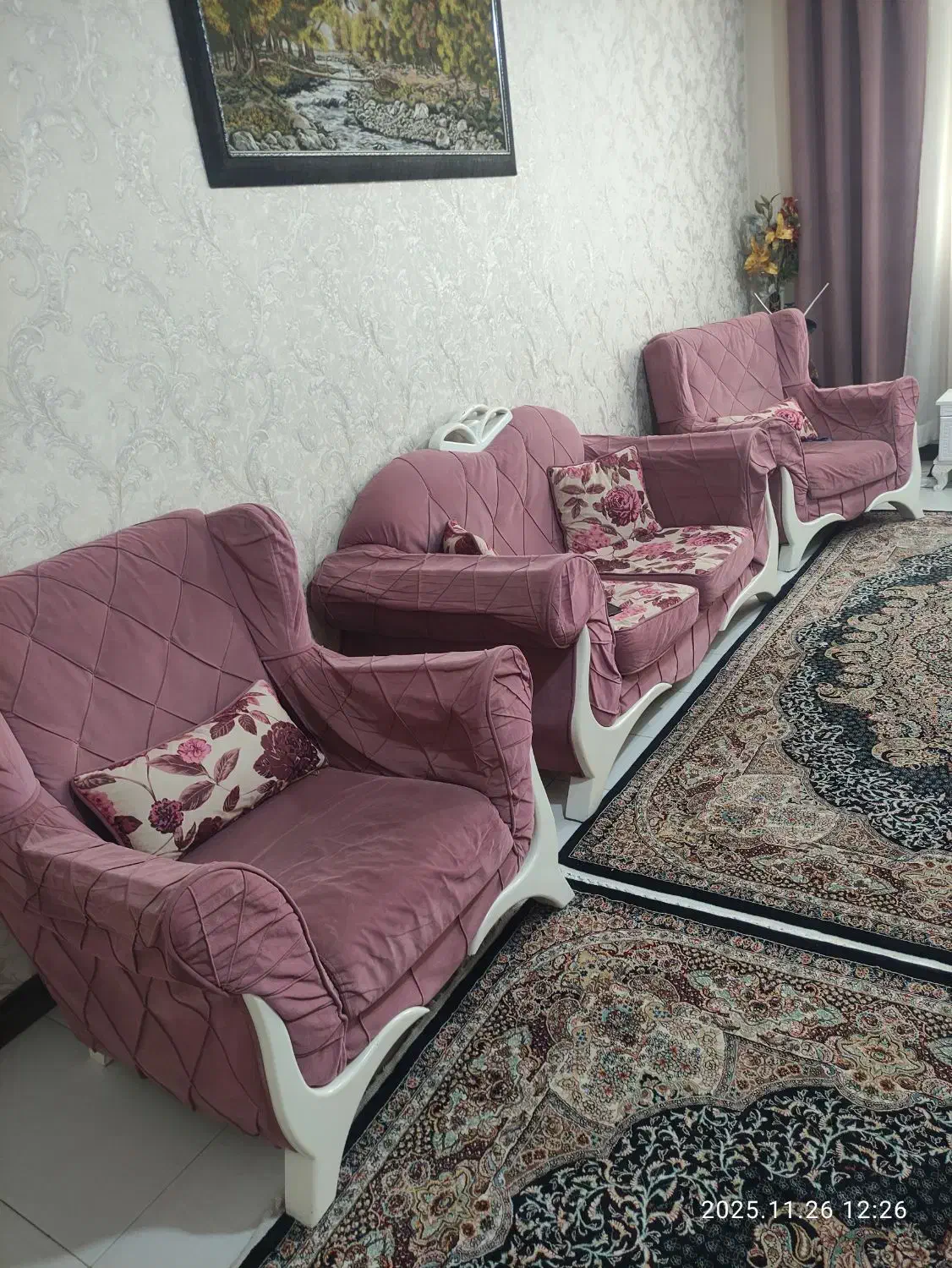 مبل راحتی ۶ نفره|مبلمان خانگی و میز عسلی|ماهدشت, |دیوار