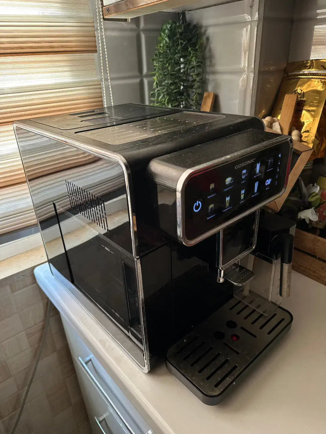 اسپرسوساز گوسونیک مدل GEM-882 فول اتوماتیک|سماور، چایساز، قهوهساز|تهران, افسریه شمالی|دیوار