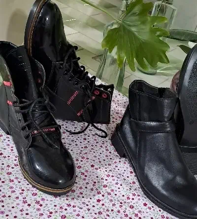 نیم بوت  مشکی سایز ۴۰|کیف، کفش، کمربند|زاهدان, |دیوار