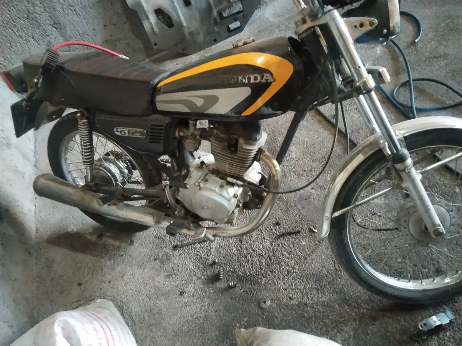 125 مدل 89مدارک دار بدون بیمه و کارت سوخت|موتورسیکلت|ایلام, |دیوار