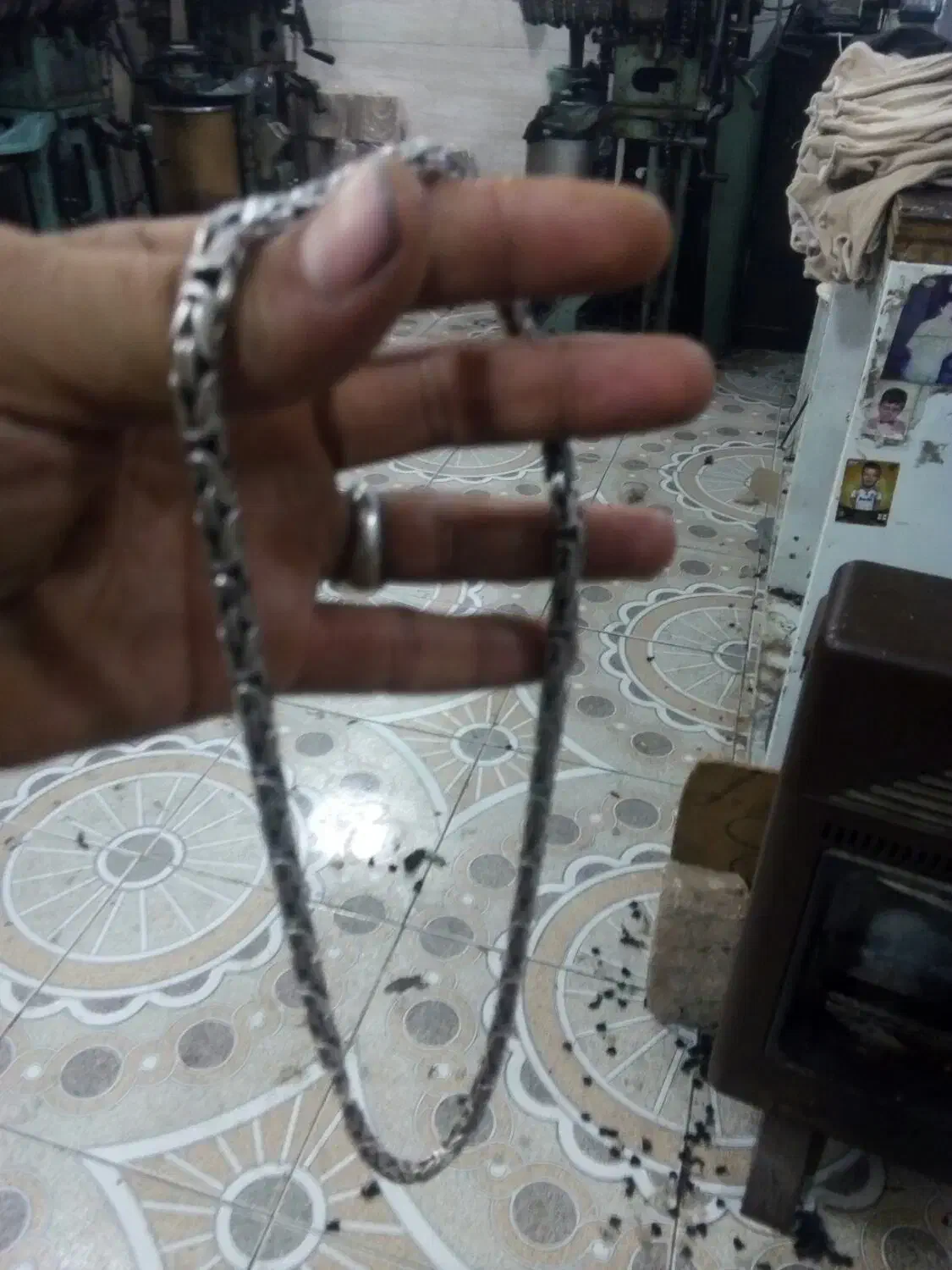 زنجیر نقره|جواهرات|اسلامشهر, شهرک قائمیه|دیوار