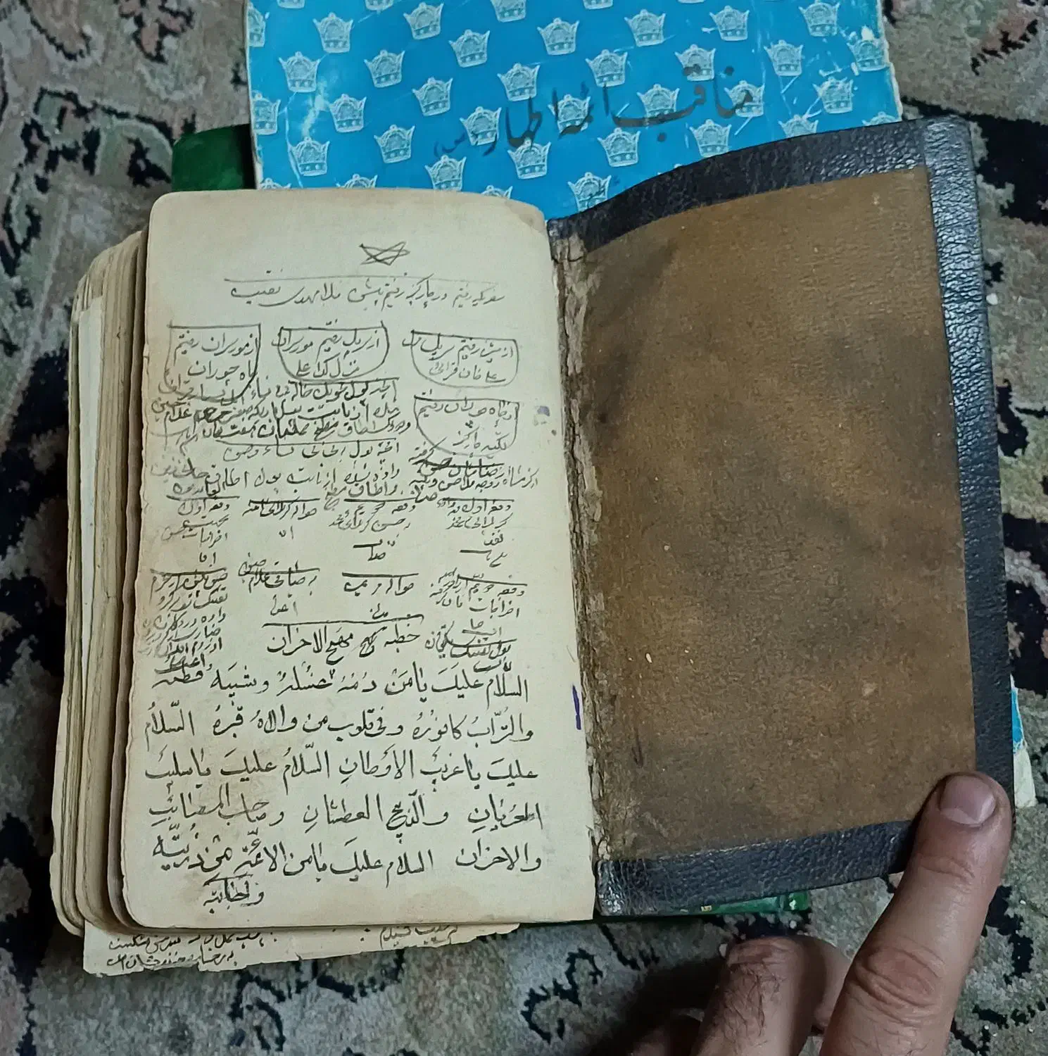 ‌3عدد از کتاب‌های خطی عتیقه، مذهبی و فرهنگی|کتاب و مجله تاریخی|مشهد, عامل|دیوار