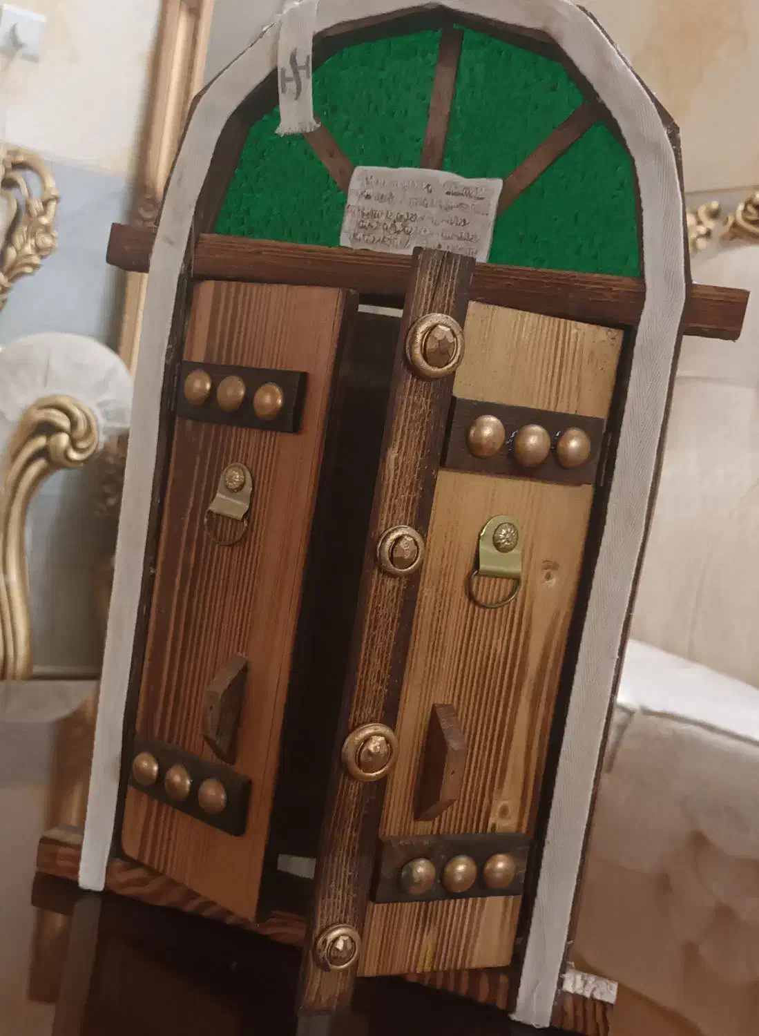 آیینه دکوری مدل پنجره سنتی کار دست|صنایع دستی و سایر لوازم تزئینی|محلات, |دیوار