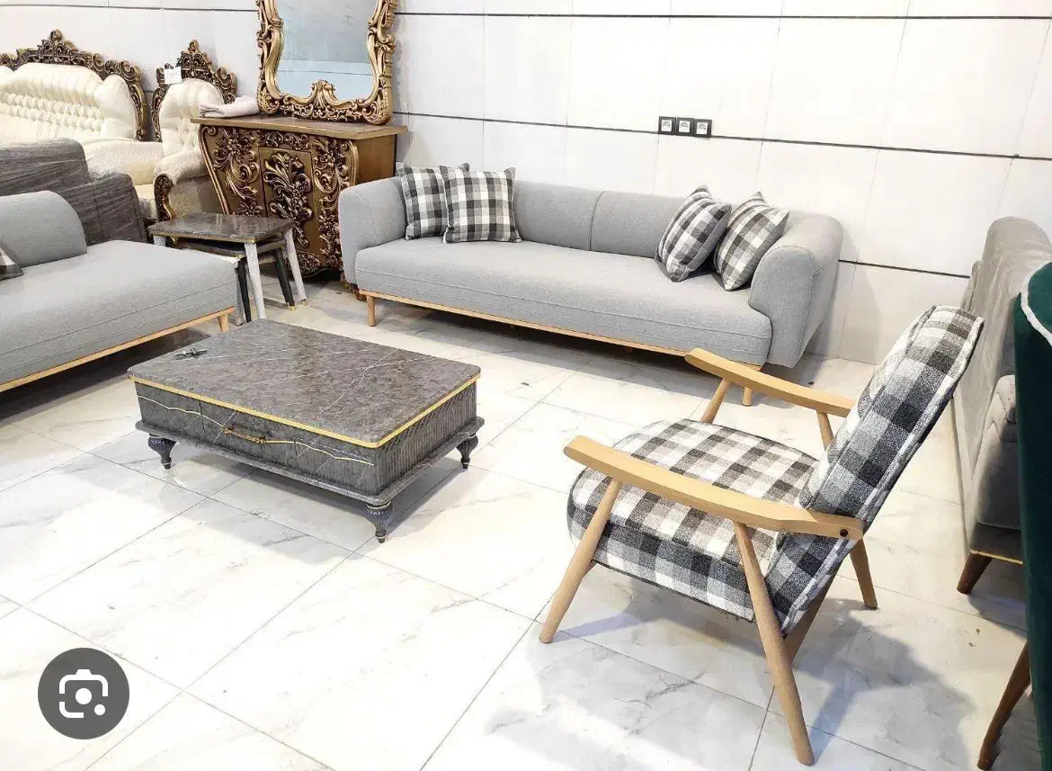 مبل راحتی ارکیده با طرح تعویض از دم قسط یدون پیش|مبلمان خانگی و میز عسلی|تیران, |دیوار