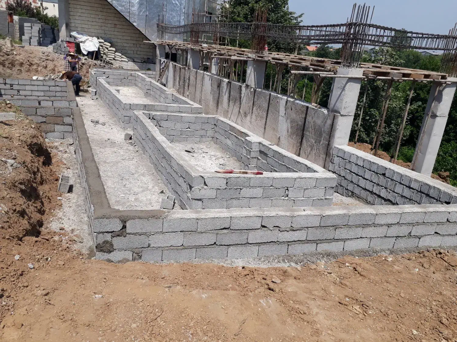 پیمانکاری صفر تا صد بازسازی محوطه سازی|خدمات پیشه و مهارت|لاهیجان, شهید آوینی|دیوار