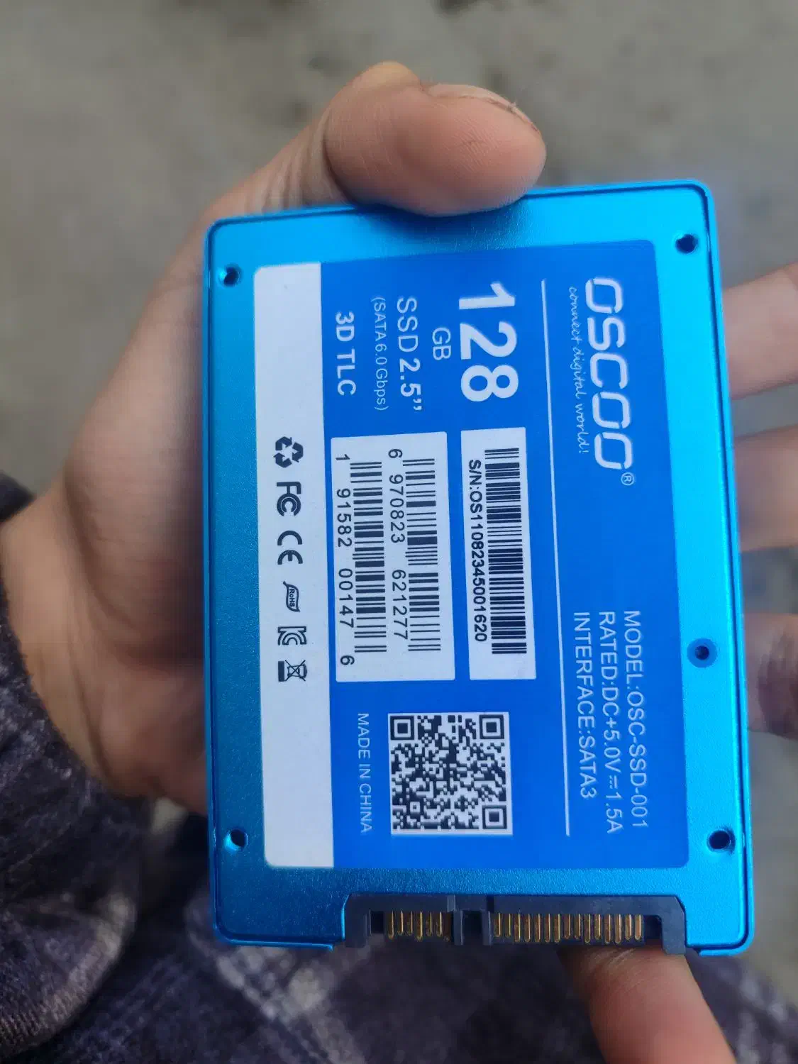 هارد SSD 128 گیگی sata|قطعات و لوازم جانبی رایانه|مشهد, کارگران|دیوار