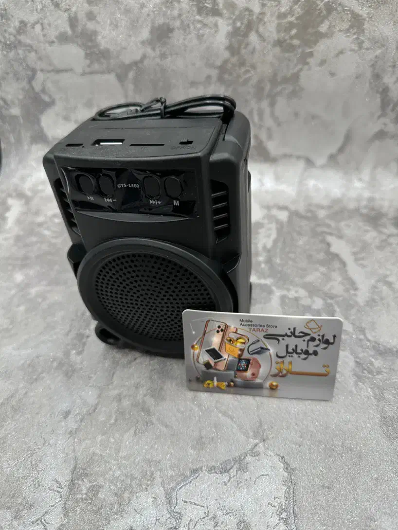 اسپیکر بلوتوثی چراغدار مدل GTS-1360 شارژی قابل حمل|پخش‌کننده همراه|کرج, گلشهر|دیوار