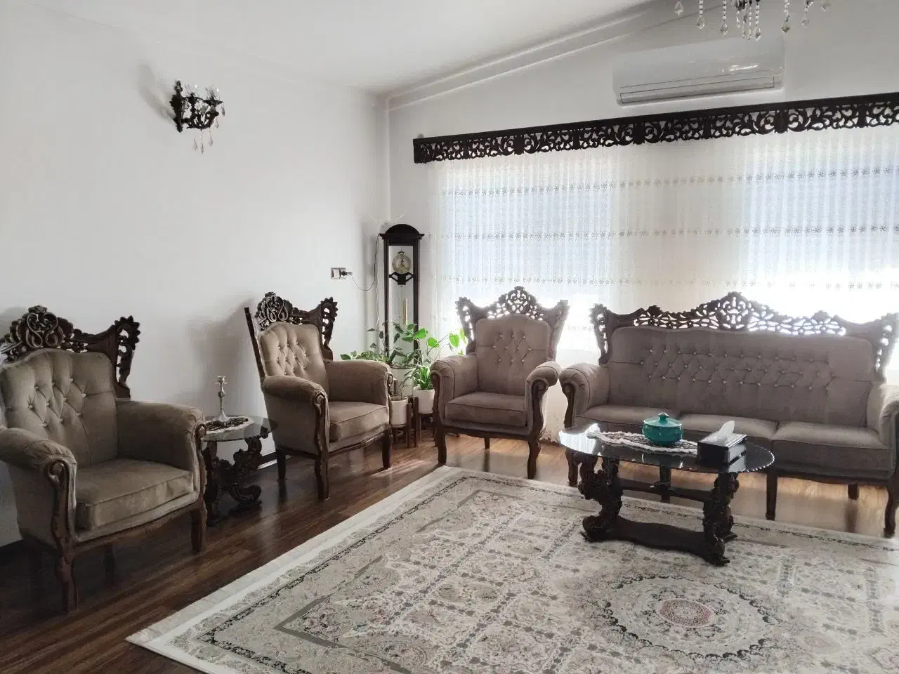 مبل استیل سلطنتی تمیز|مبلمان خانگی و میز عسلی|قائمشهر, |دیوار